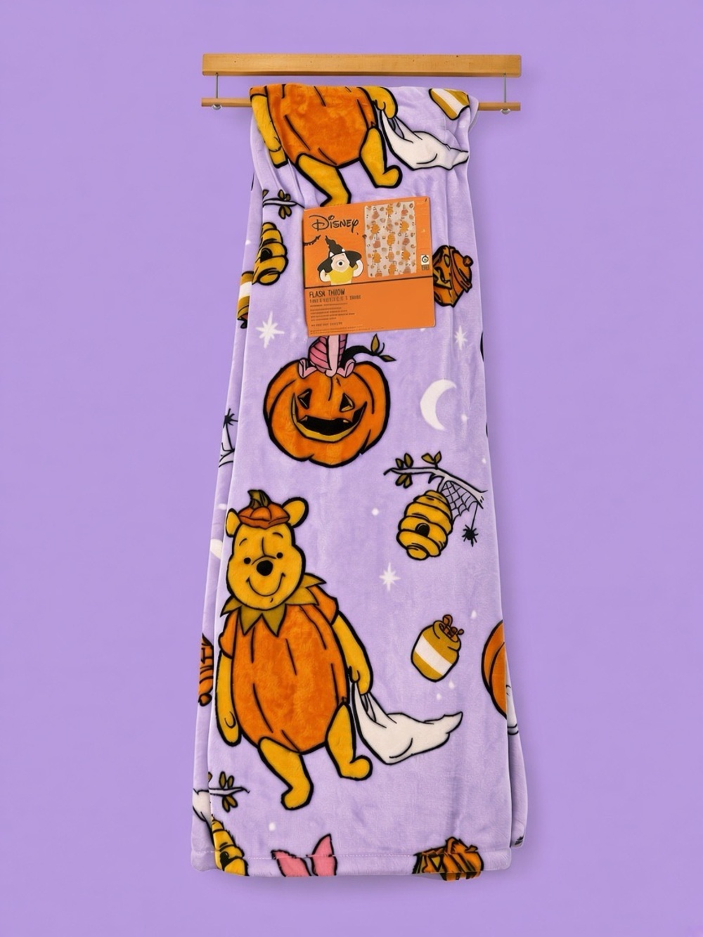 Winnie The Pooh Halloween Blanket